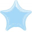 Metallic Pearl Pastel Blue Star Foil Balloon For Cheap