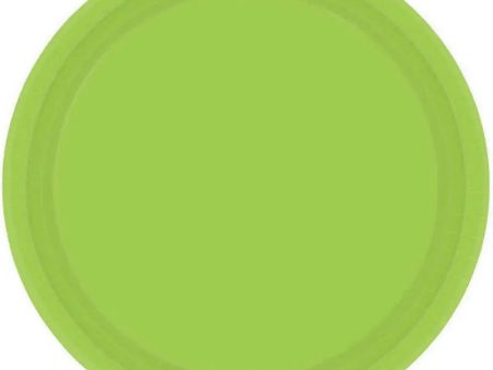 20 Pack Kiwi Green Plates - Lunch For Sale