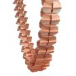 Five Star Metallic Rose Gold Honeycomb Garland - 4 Metres For Cheap