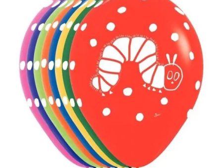 Very Hungry Caterpillar Balloon - 8 Pkt Online Hot Sale