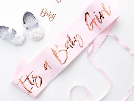 Ginger Ray Twinkle Star Its a Girl Sash Hot on Sale