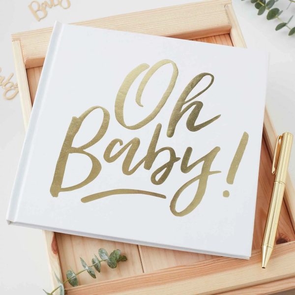 Ginger Ray Oh Baby! Guest Book Online Hot Sale