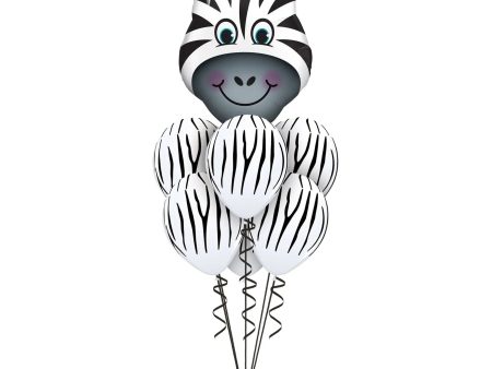 Zany Zebra Stripes Balloon Bouquet Hot on Sale