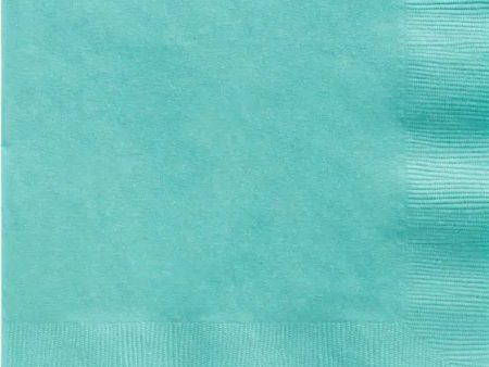 Robins Egg Blue Napkins - Lunch 20 Pkt Cheap