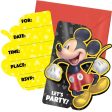 Mickey Mouse Forever Deluxe Foil Invitations - 8 Pkt Hot on Sale