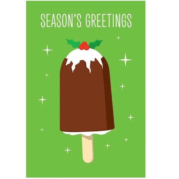 Ice Cream Season s Greetings Christmas Card Cheap