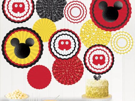 Mickey Mouse Forever Paper Fans Decorating Kit Online now