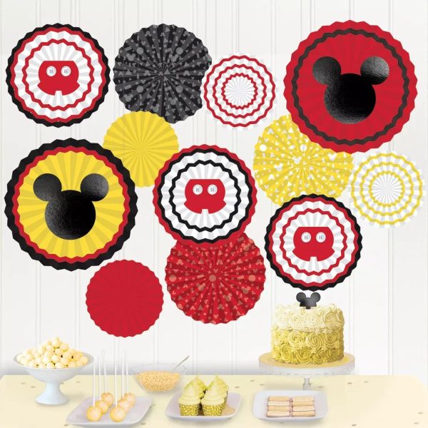 Mickey Mouse Forever Paper Fans Decorating Kit Online now