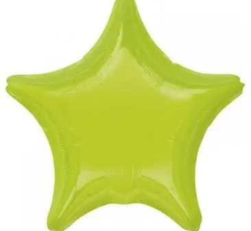 Kiwi Green Star Foil Balloon Online