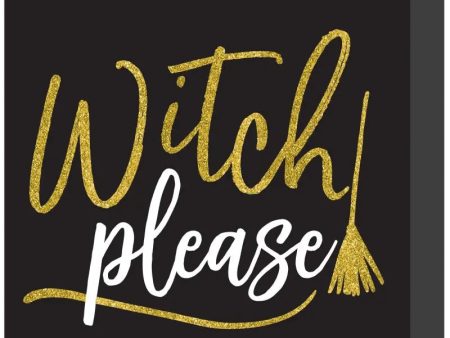 Witch Please Standing Plaque Decoration For Discount