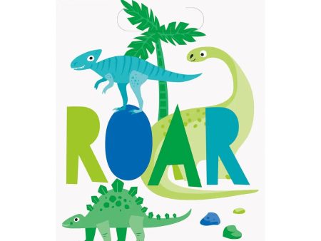 Dinosaur Roar Loot Bags - 8 Pkt Online now