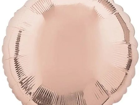 Rose Gold Round Foil Balloon For Cheap