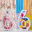 Ginger Ray Balloon Mosaic Number Stand - 6 Online Hot Sale