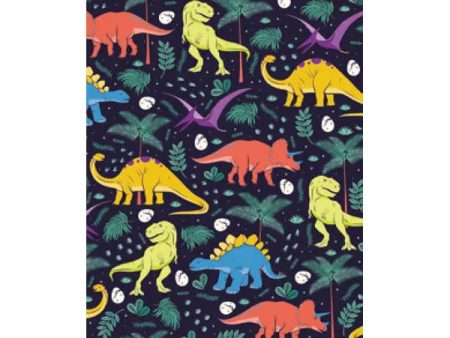 Dinosaur  Folded Gift Wrap Hot on Sale