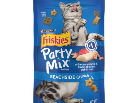 15% OFF: Friskies Party Mix Beachside Crunch Cat Treats 60g For Sale