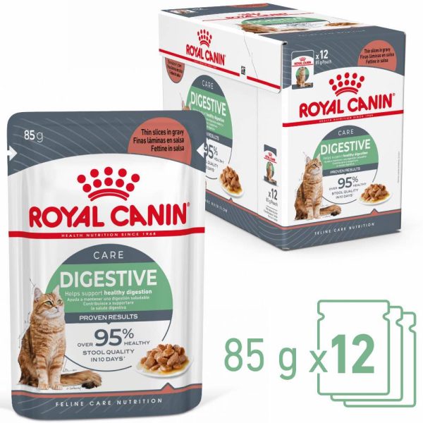 $9 OFF: Royal Canin Digestive Care Adult Pouch Cat Food 85g x12 Sale