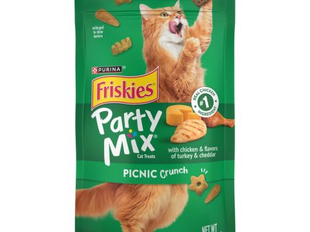 15% OFF: Friskies Party Mix Picnic Crunch Cat Treats 60g on Sale