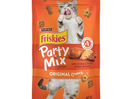 15% OFF: Friskies Party Mix Original Crunch Cat Treats 60g Online Hot Sale