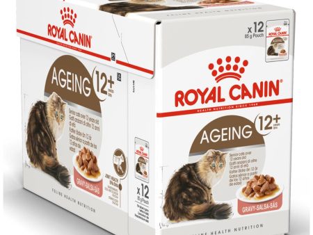 $9 OFF: Royal Canin Ageing 12+ Senior Pouch Cat Food 85g x12 Online now