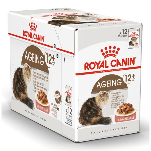 $9 OFF: Royal Canin Ageing 12+ Senior Pouch Cat Food 85g x12 Online now