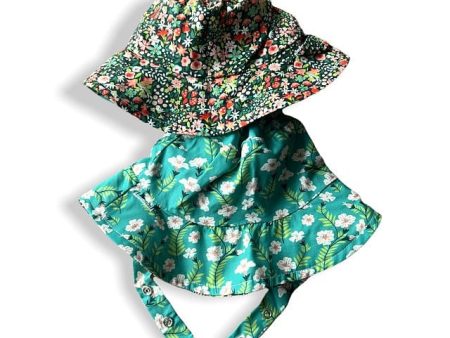 Organic Reversible Bucket Sun Hat - Amour Cheap