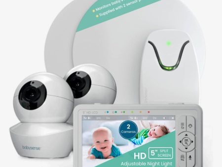 Babysense True Sleep: Video Baby Monitor with Breathing Motion Detection & Safety Alerts, 1 or 2 Cameras Online