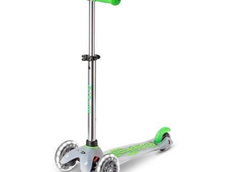 Mini Deluxe LED Scooter - Green Flux Online Sale