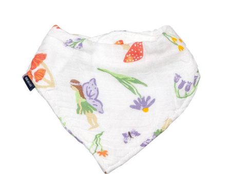 Oh So Soft Muslin Bandana Bib - Woodland Fairy on Sale