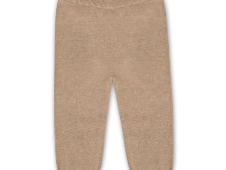 Organic Cotton Baby Sweater Knit Pants - Oat Heather For Cheap