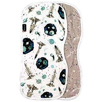 Luxury Muslin Burp Cloth Set - Space + Galaxy Cheap