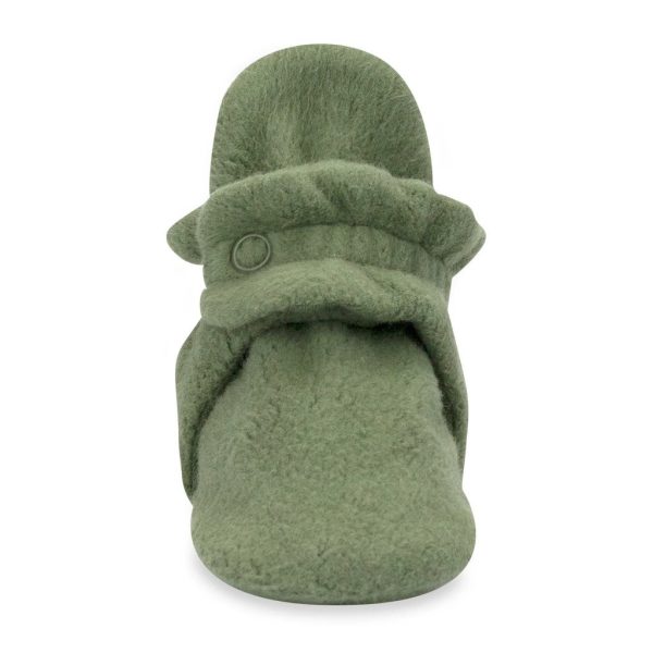 Cozie Fleece Baby Booties - Olive Online now