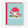 Mushroom + Gnome Holiday & Christmas Card Online now