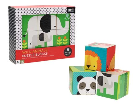 Puzzle Blocks - Wild Animals on Sale