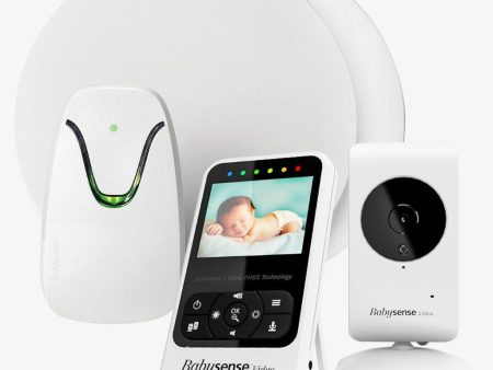 Babysense 7 & V24: Video Baby Monitor with Breathing Motion Detection & Safety Alerts Bundle Hot on Sale