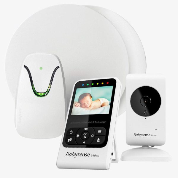 Babysense 7 & V24: Video Baby Monitor with Breathing Motion Detection & Safety Alerts Bundle Hot on Sale