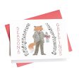 Season s Greetings Fox Holiday Greeting Card Discount