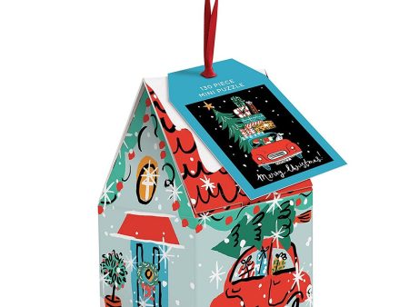 Puzzle Ornament - Christmas Car Online Sale